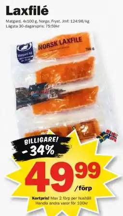 Pekås Matgard laxfile erbjuda
