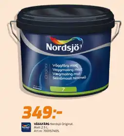 Järnia Väggfärg Nordsjö Original erbjuda