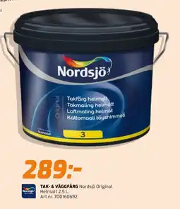 Järnia Nordsjö Tak- & Väggfärg Original erbjuda