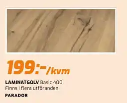 Järnia Parador laminatgolv basic 400 erbjuda