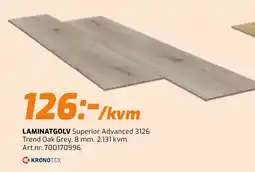 Järnia Kronotex laminatgolv superior advanced 3126 erbjuda