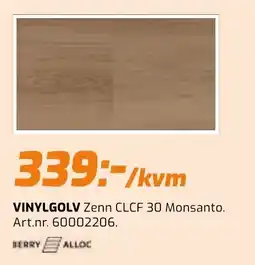 Järnia Berry Alloc Vinylgolv Zenn CLCF 30 Monsanto erbjuda