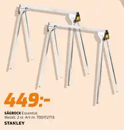 Järnia Stanley sågbock essential erbjuda
