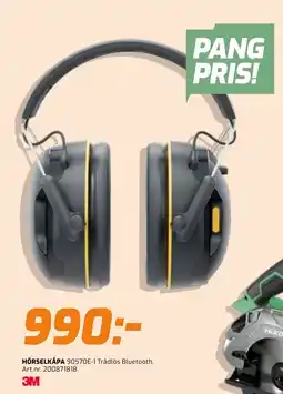 Järnia 3M Hörselkåpa 90570E-1 Trådlös Bluetooth erbjuda