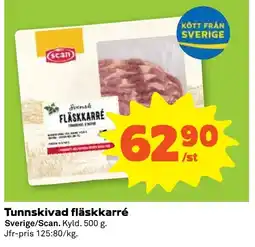 Coop Nära Scan tunnskivad fläskkarré erbjuda