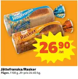 Coop Nära Rogers Jättefranska/Rasker erbjuda