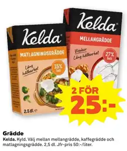 Coop Nära Kelda grädde erbjuda
