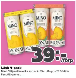 Coop Nära Mino lemonat erbjuda