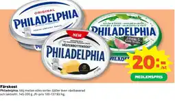 Coop Nära Philadelphia färskost erbjuda