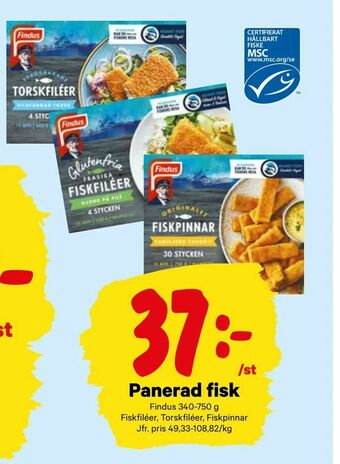 City Gross Panerad fisk erbjuda