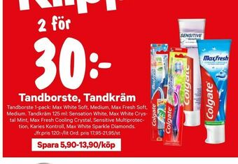 City Gross Tandborste, Tandkräm erbjuda