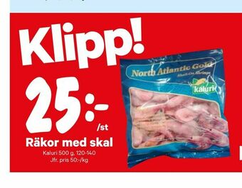 City Gross Räkor med skal erbjuda