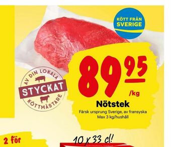 City Gross Nötstek erbjuda