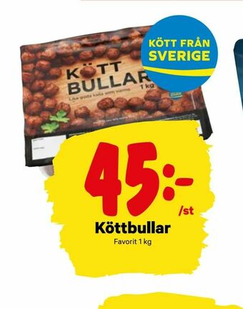 City Gross Köttbullar erbjuda