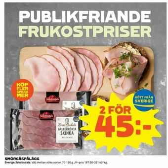 Coop Extra Smörgåspålägg erbjuda