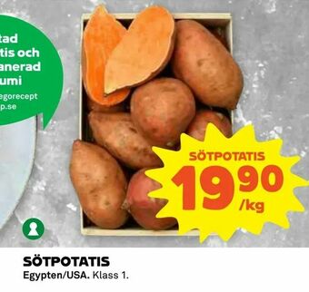 Coop Extra Sötpotatis erbjuda