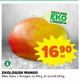 Coop Extra Ekologisk mango erbjuda