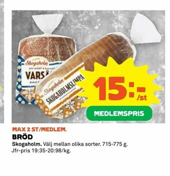 Coop Extra Bröd erbjuda