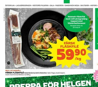 Coop Extra Färsk fläskfilé erbjuda