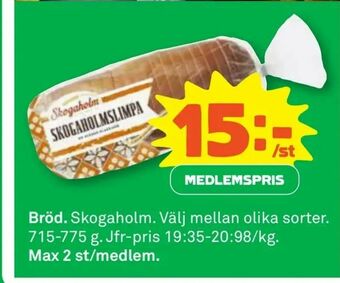 Coop Extra Bröd erbjuda