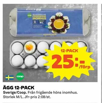 Coop Daglivs Ägg 12-pack erbjuda
