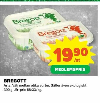 Coop Daglivs Bregott erbjuda