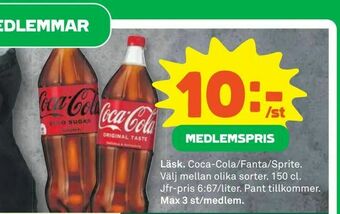 Coop Forum Läsk erbjuda