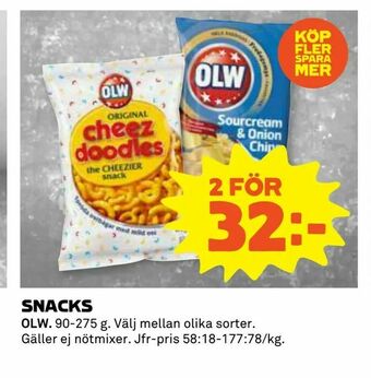 Coop Daglivs Snacks erbjuda