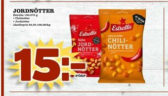 Din Mat Jordnötter erbjuda