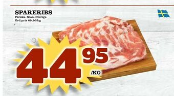 Din Mat Spareribs erbjuda