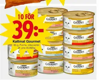 Matöppet Kattmat Gourmet erbjuda
