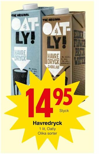 Matöppet Havredryck erbjuda
