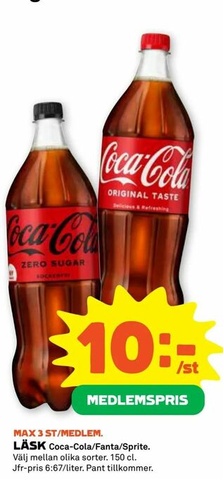 Coop Forum Läsk erbjuda