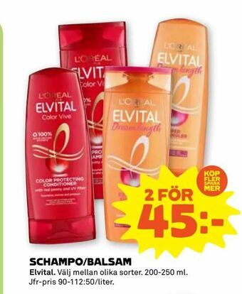 Stora Coop Schampo/balsam erbjuda