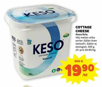 Stora Coop Cottage cheese erbjuda