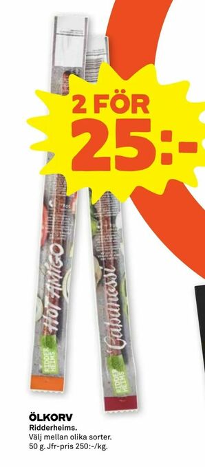 Stora Coop Ölkorv erbjuda