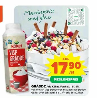Stora Coop Grädde erbjuda