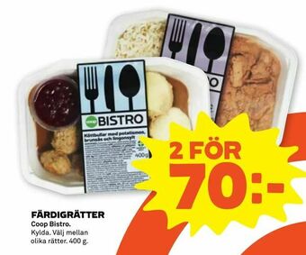 Stora Coop Färdigrätter erbjuda