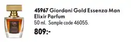 Oriflame Giordani gold essenza man elixir parfum erbjuda