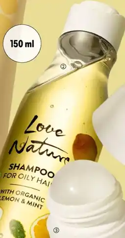 Oriflame Love Nature Shampoo For Oily Hair with Organic Lemon & Mint erbjuda