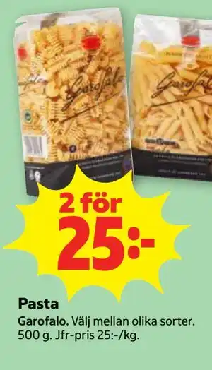 Pasta, Medlemspris