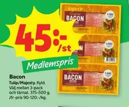 Stora Coop Bacon, Medlemspris erbjuda