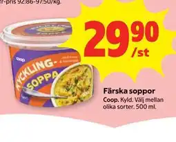 Stora Coop Färska soppor erbjuda