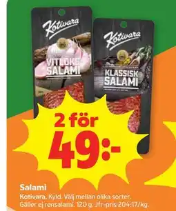 Stora Coop Salami erbjuda
