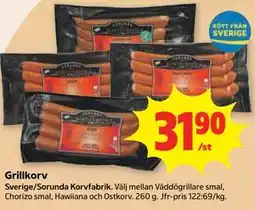 Stora Coop Grillkorv erbjuda