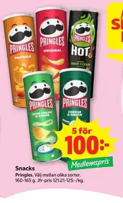 Stora Coop Snacks, Medlemspris erbjuda