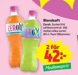 Stora Coop Blandsaft, Medlemspris erbjuda