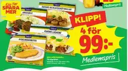 Stora Coop Färdigrätter, Medlemspris erbjuda