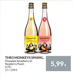 Nielsen Discount THR3 MONKEYS SPARKL., EUR 5.99 erbjuda
