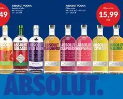 Nielsen Discount ABSOLUT VODKA, EUR 15.99 erbjuda